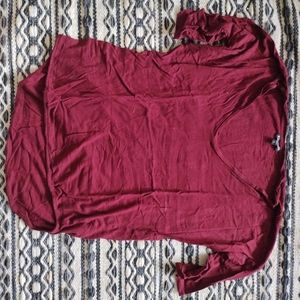 Express V-Neck Quarter-Sleeve T